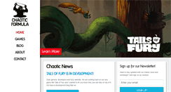 Desktop Screenshot of chaoticformula.com