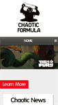 Mobile Screenshot of chaoticformula.com